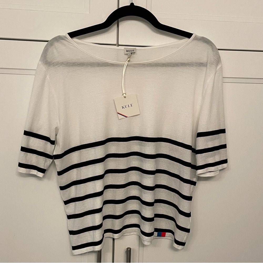 NWT! KULE Baja Boxy Short Sleeve Cotton Tee — Medium